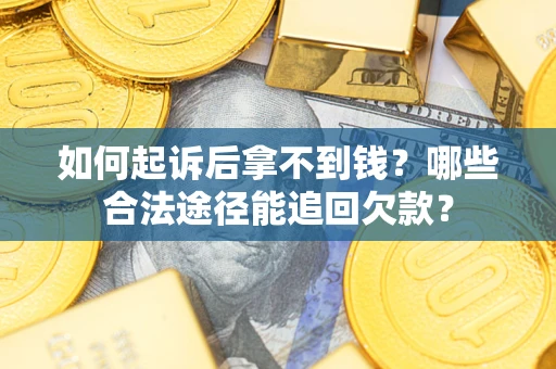 武汉如何起诉后拿不到钱？哪些合法途径能追回欠款？