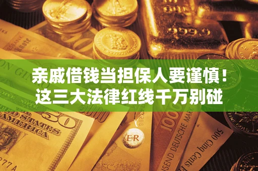 武汉亲戚借钱当担保人要谨慎！这三大法律红线千万别碰