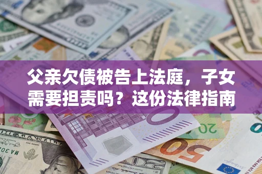 武汉父亲欠债被告上法庭，子女需要担责吗？这份法律指南必须看完