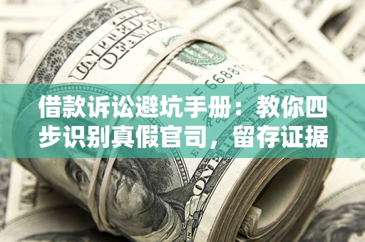 武汉借款诉讼避坑手册：教你四步识别真假官司，留存证据不踩雷