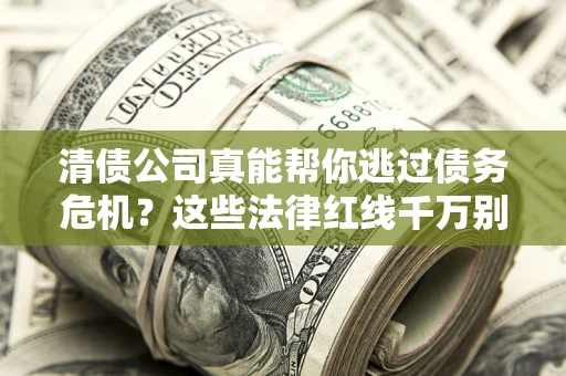 武汉清债公司真能帮你逃过债务危机？这些法律红线千万别踩