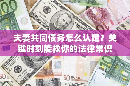 武汉夫妻共同债务怎么认定？关键时刻能救你的法律常识