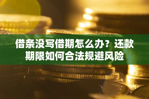 武汉借条没写借期怎么办？还款期限如何合法规避风险