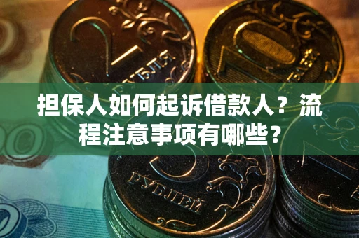武汉担保人如何起诉借款人？流程注意事项有哪些？