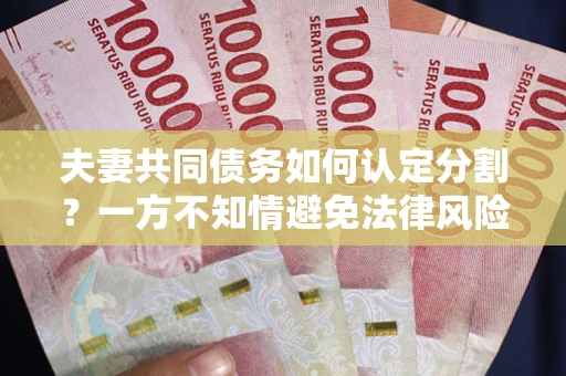 武汉夫妻共同债务如何认定分割？一方不知情避免法律风险必看！
